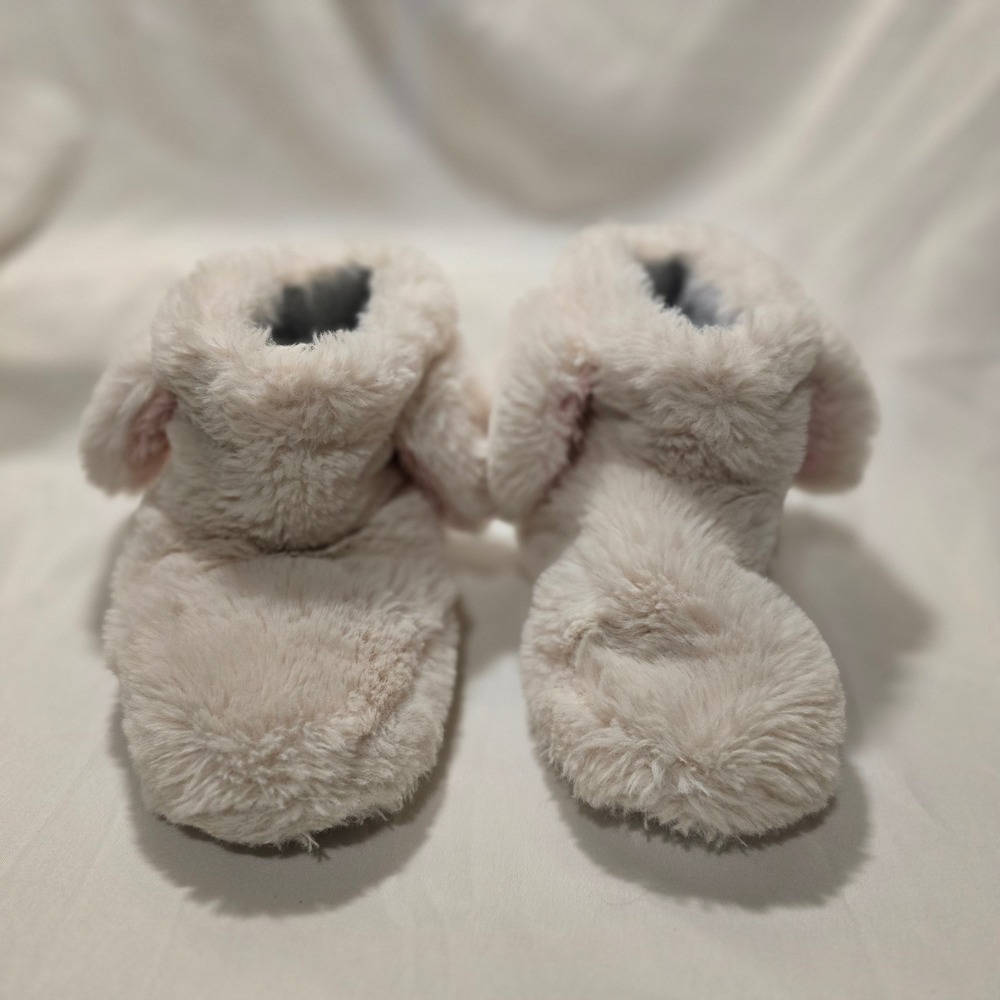 Adorable Bunny Ears Fuzzy Booties Slippers Girls‎ Size S 13 1 Pink